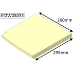 ECIW08033 Parkray LEFT Base Brick  |  Aspect 8 (Boiler)